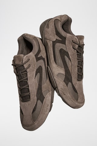 Zapatillas de nobuk - Marrón