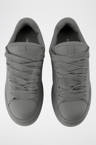 Zapatillas con plataforma - Gris oscuro