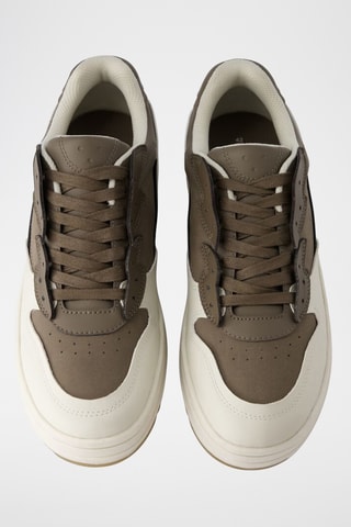 Zapatillas - Blanco y marrón