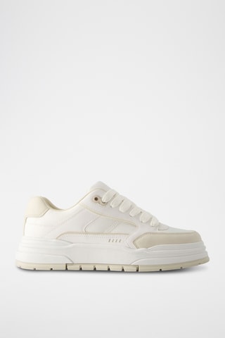 Zapatillas - Blanco y beige