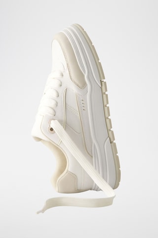 Zapatillas - Blanco y beige