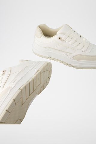 Zapatillas - Blanco y beige