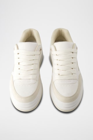 Zapatillas - Blanco y beige