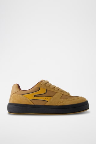 Zapatillas de nobuk - Marrón