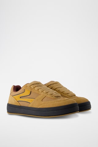 Zapatillas de nobuk - Marrón