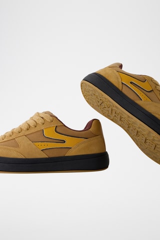 Zapatillas de nobuk - Marrón