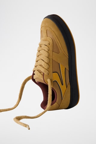 Zapatillas de nobuk - Marrón