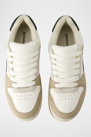 Zapatillas - Blanco y beige