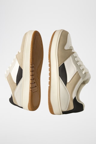 Zapatillas - Blanco y beige
