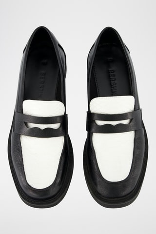 Mocasines - Negro y blanco