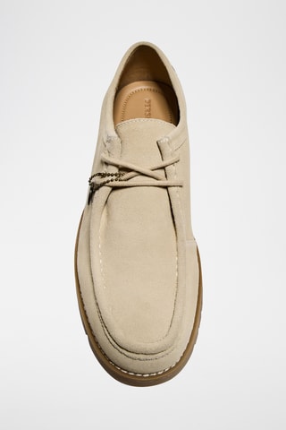Derbies de nobuk - Beige