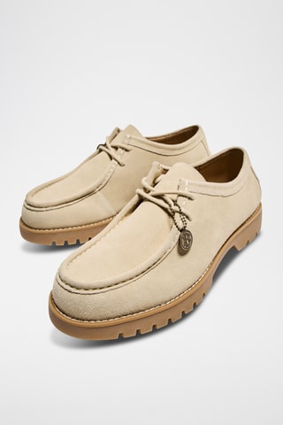 Derbies de nobuk - Beige