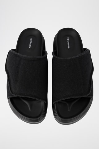 Sandalias con plataforma - Negro