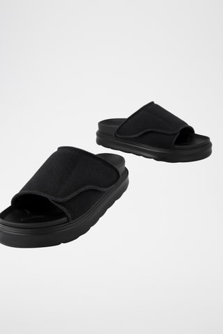 Sandalias con plataforma - Negro