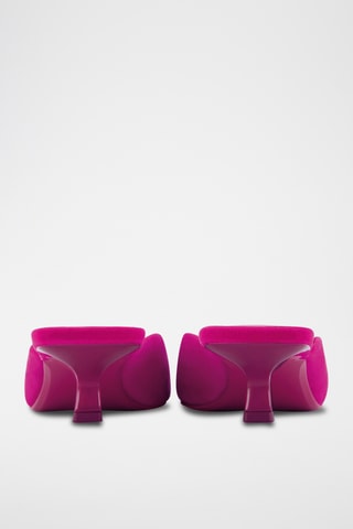 Sandalias de tacón - Fucsia