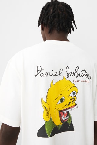 Camiseta Daniel Johnston Fear Yourself - Crudo