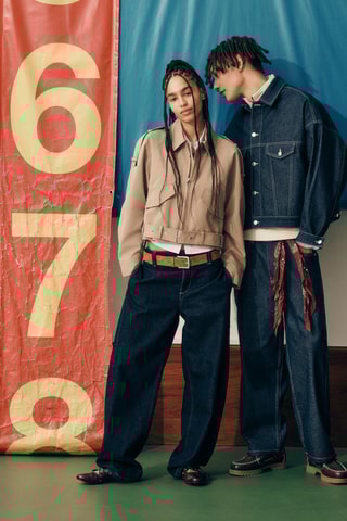 Vaquero baggy - Azul marino