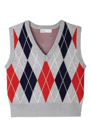 Chaleco - Gris jaspeado