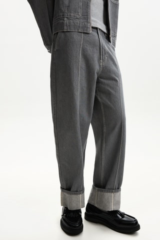 Vaquero baggy - Gris claro