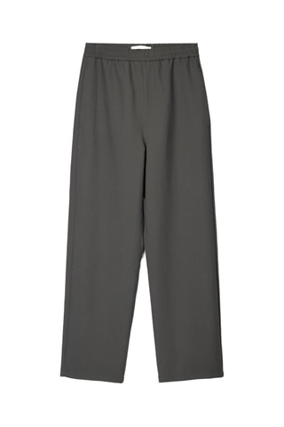 Pantalón straight - Gris oscuro