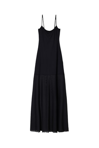 Vestido largo - Negro