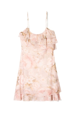 Vestido avolantado - Rosa