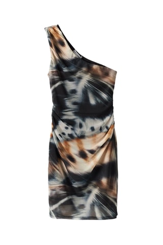 Vestido asimétrico - Negro