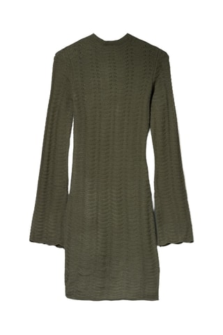 Vestido recto - Caqui