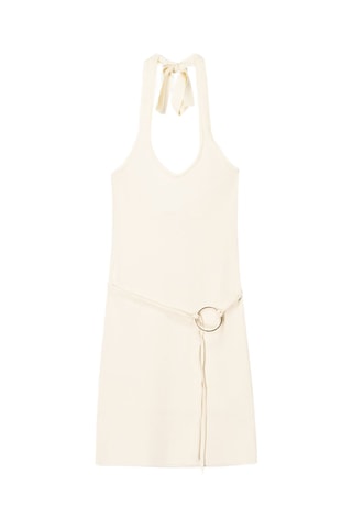 Vestido recto - Crudo