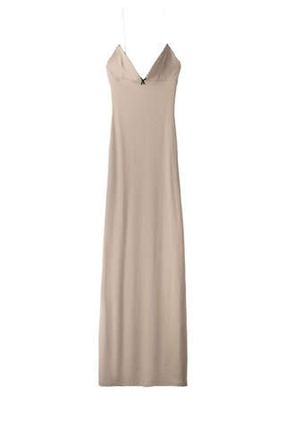 Vestido midi - Camel