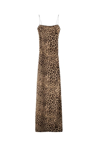 Vestido midi - Marrón