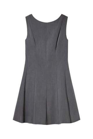 Vestido evasé - Gris oscuro