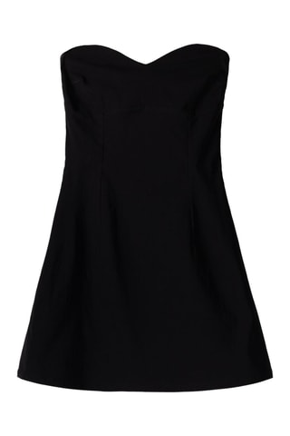 Vestido bustier - Negro