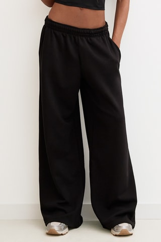 Pantalón wide leg - Negro