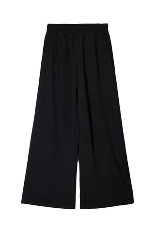 Pantalón wide leg - Negro