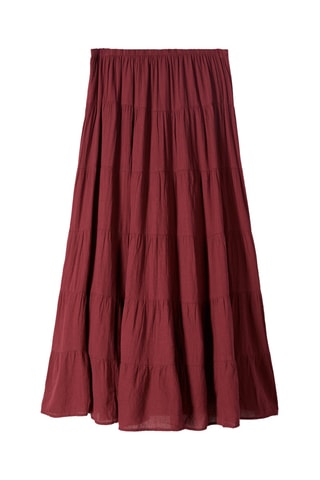 Falda larga - Burdeos