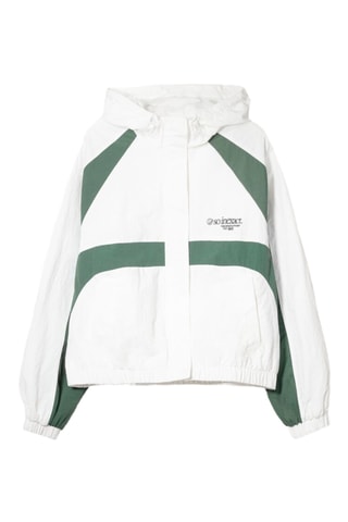 Chaqueta con capucha - Blanco