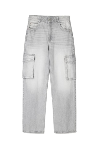 Vaquero cargo - Gris claro