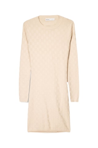 Vestido de tubo - Beige