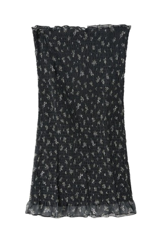 Vestido bustier - Negro