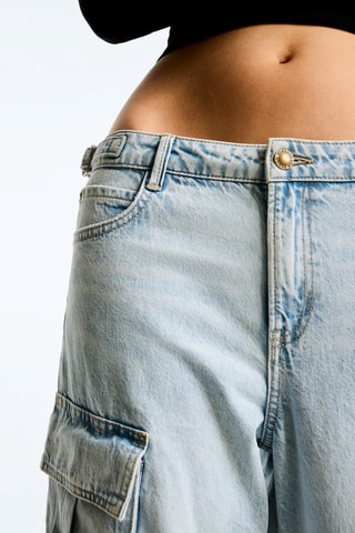 Vaquero cargo - Azul claro