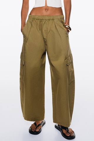 Pantalón cargo - Caqui