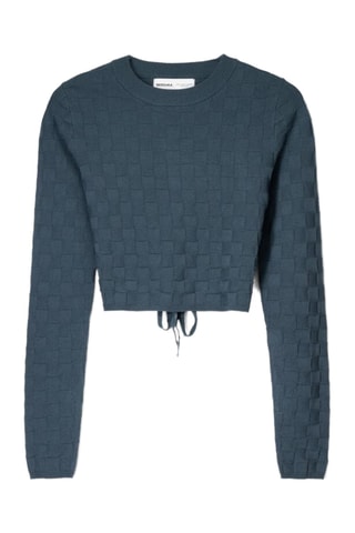 Crop top - Azul petróleo