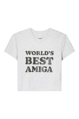 Camiseta - Gris jaspeado