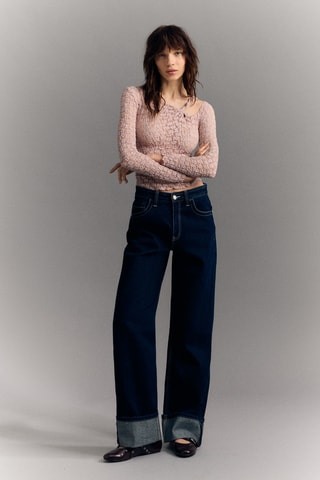 Top de encaje - Rosa viejo