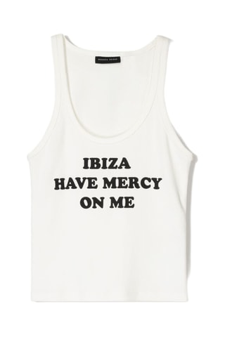 Camiseta de tirantes - Crudo