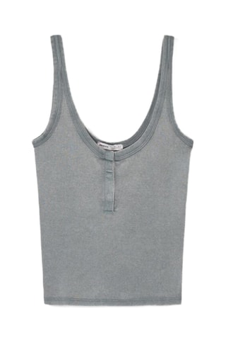 Top - Negro jaspeado