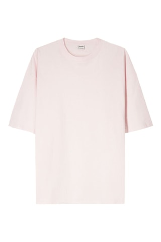 Camiseta oversize - Rosa