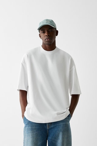 Camiseta oversize - Blanco
