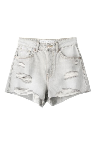 Short vaquero - Gris claro